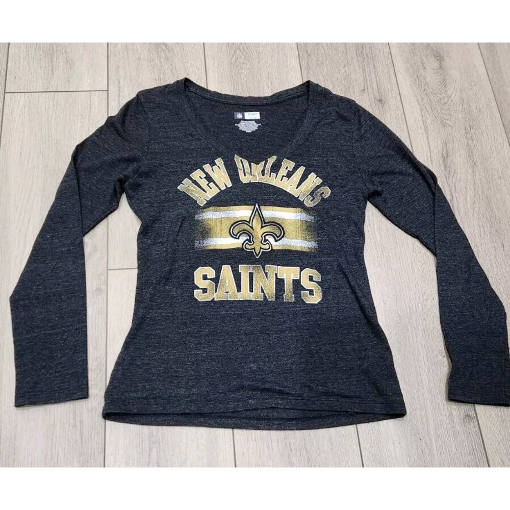 NFL New Orleans Saints‎ Womens Medium Long Sleeve Shirt